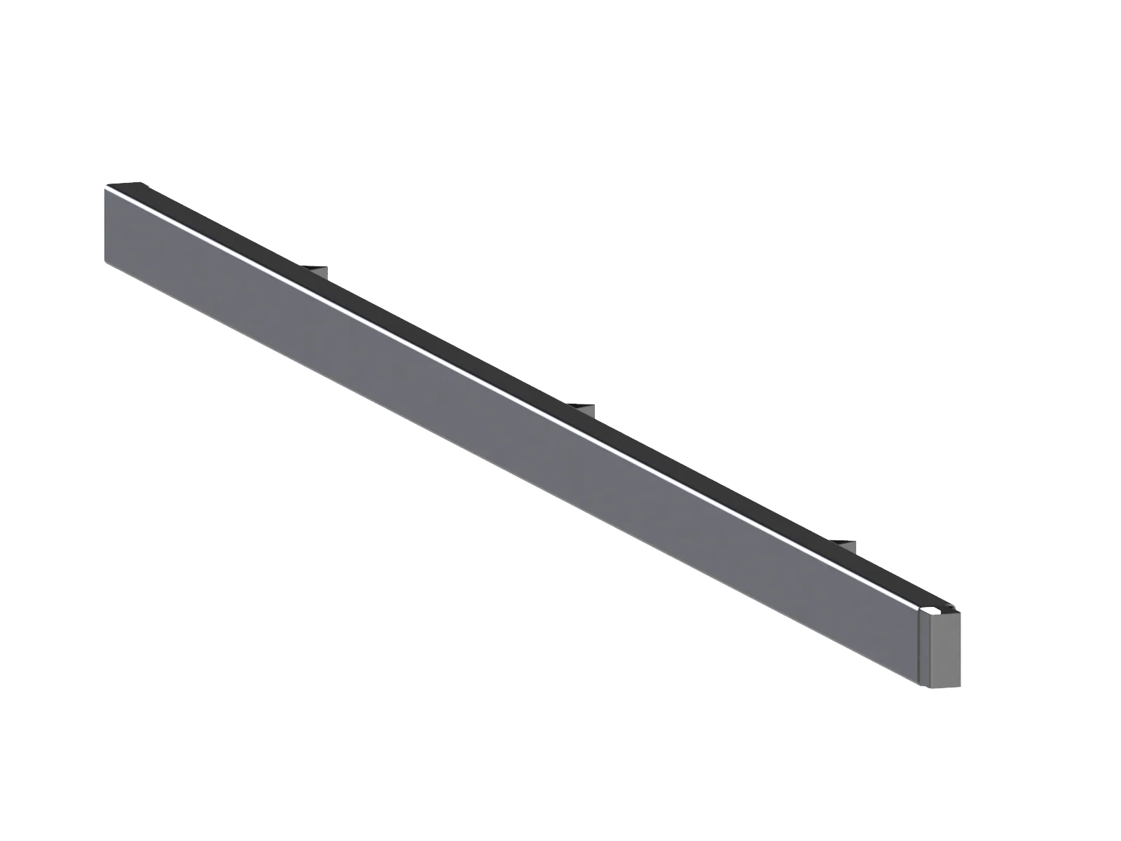 Straight flat work concrete form rendering