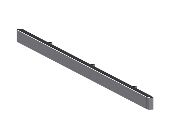 Close view of an Ohio Metal Forms straight steel concrete form connection